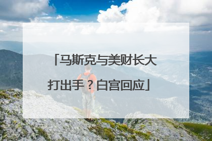 马斯克与美财长大打出手？白宫回应