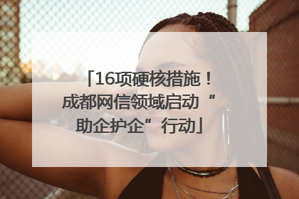 16项硬核措施！成都网信领域启动“助企护企”行动