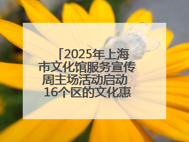 2025年上海市文化馆服务宣传周主场活动启动 16个区的文化惠民活动精彩纷呈
