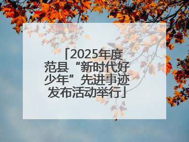2025年度范县“新时代好少年”先进事迹发布活动举行