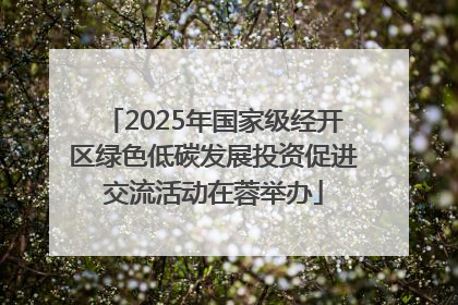 2025年国家级经开区绿色低碳发展投资促进交流活动在蓉举办